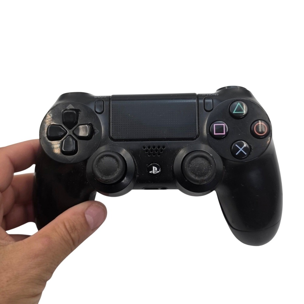 Sony DualShock 4 Wireless Controller PS4 Black Parts Repair Missing Buttons O6